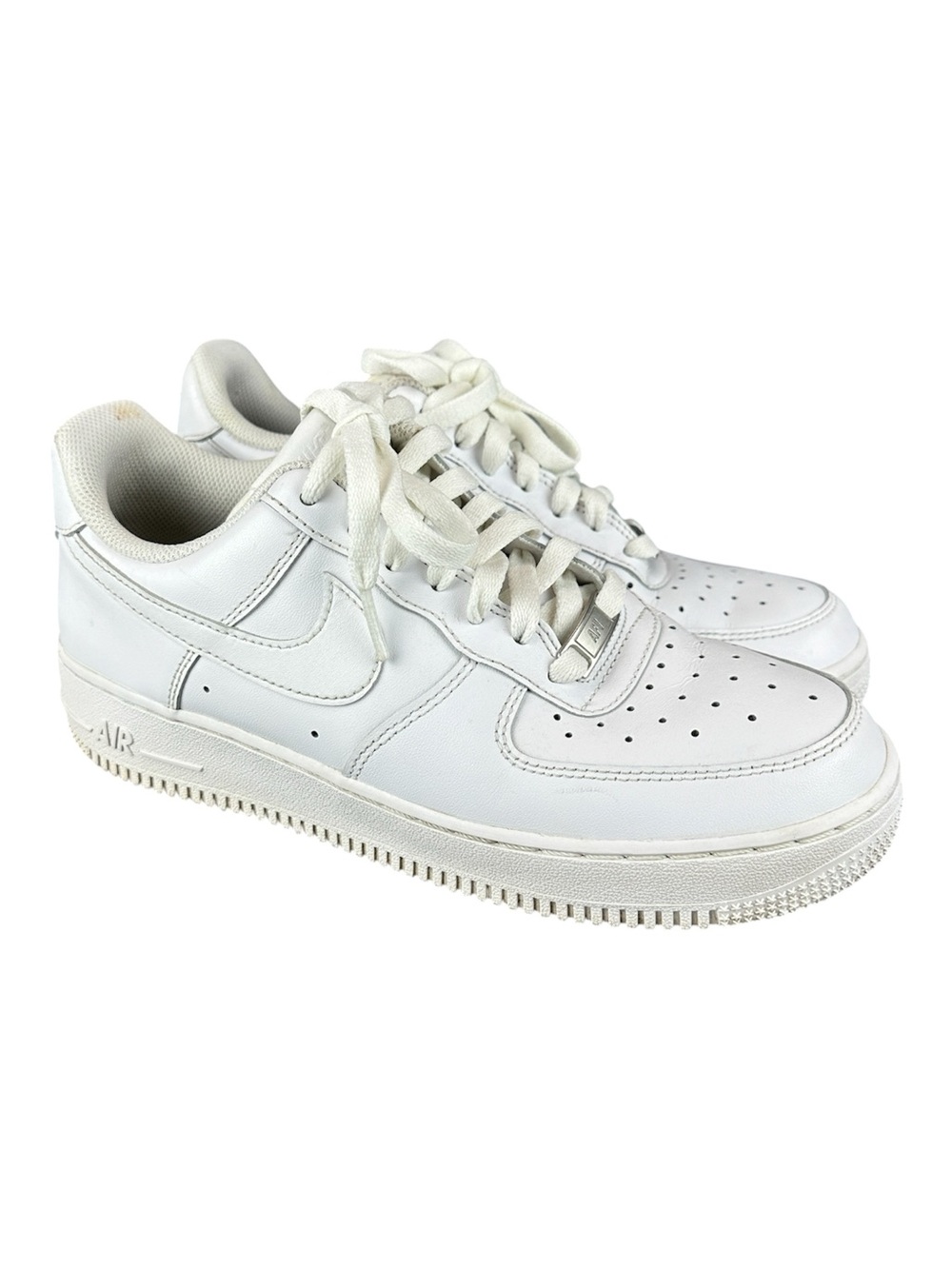 Nike Air Force 1 07 Triple White Women's Size 8 Sneakers Shoes DD8959-100 Low